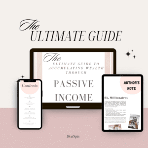 Passive income mockup